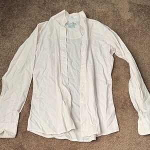 Women's Cream Button-Up Blouse